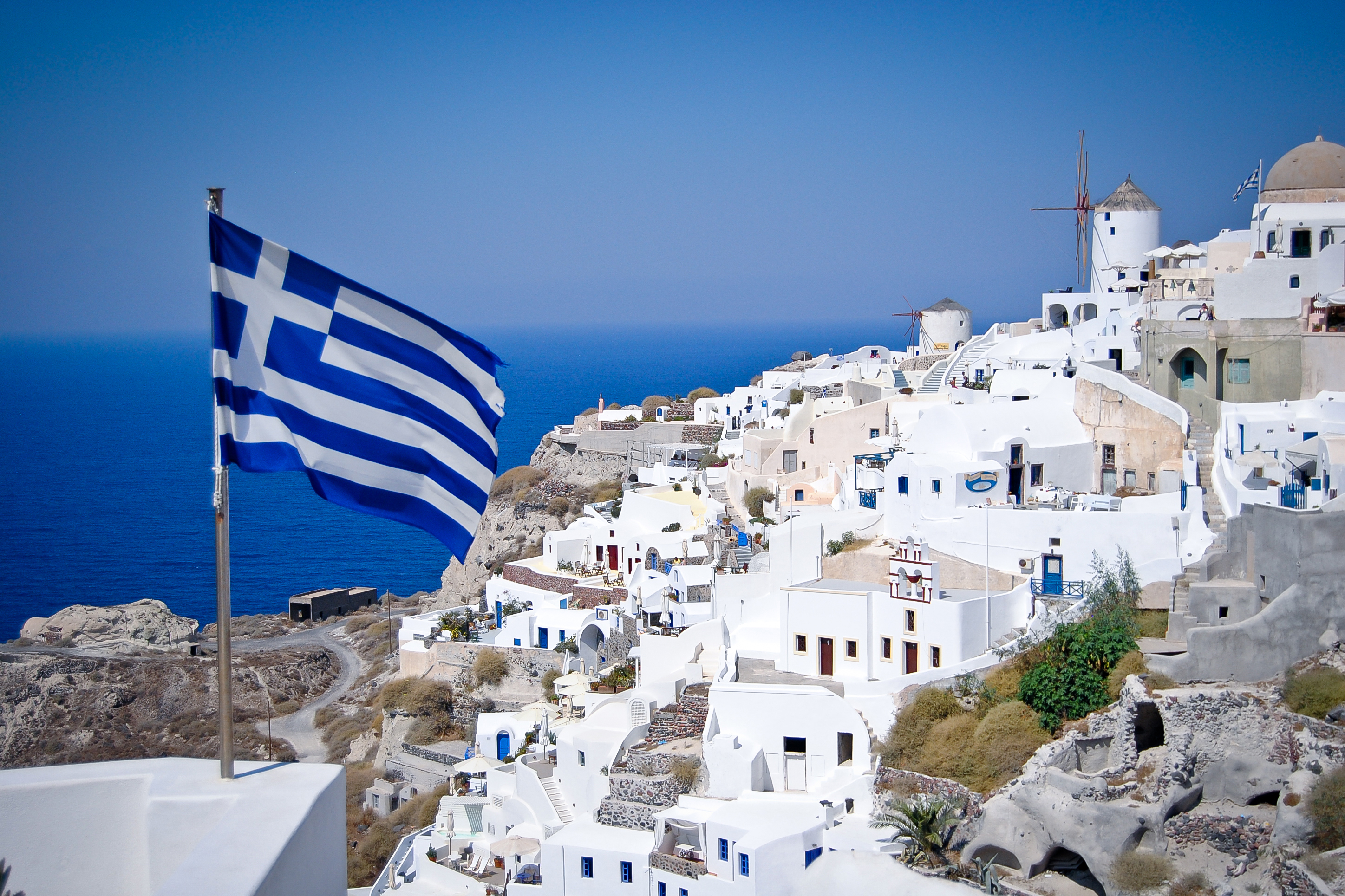 Вид на Грецию, где иностранцы могут получить гражданство